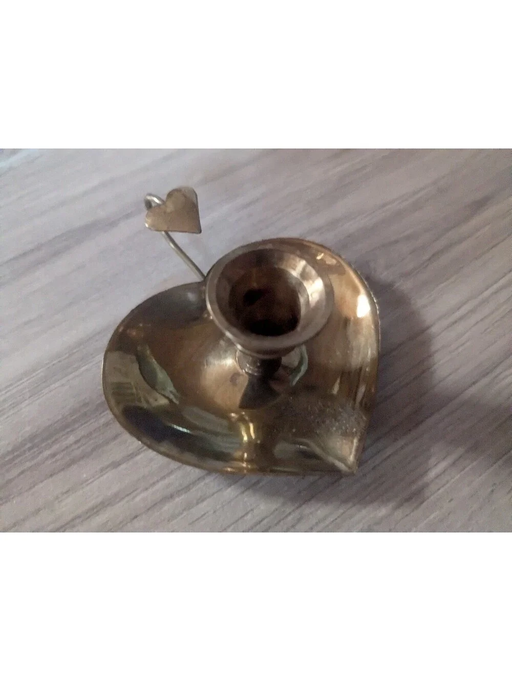 Vintage brass candle holder